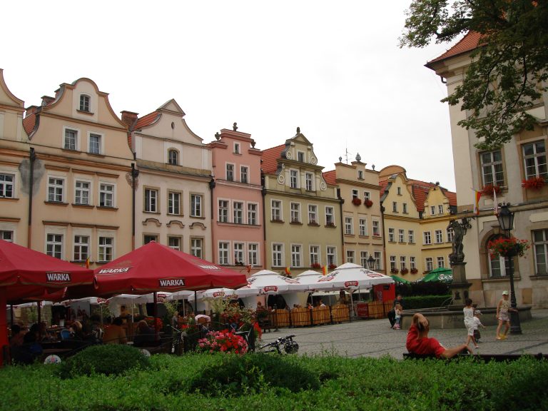 La place du marché à Jelenia Góra