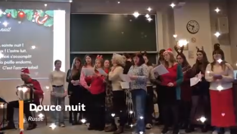 Photo du concert Chant de noel slaves Accord musical Universite de strasbourg cours langue slave