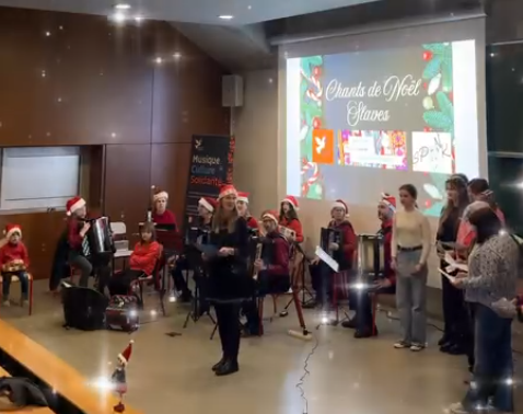concert Chant de noel slaves Accord musical Universite de strasbourg cours langue slave