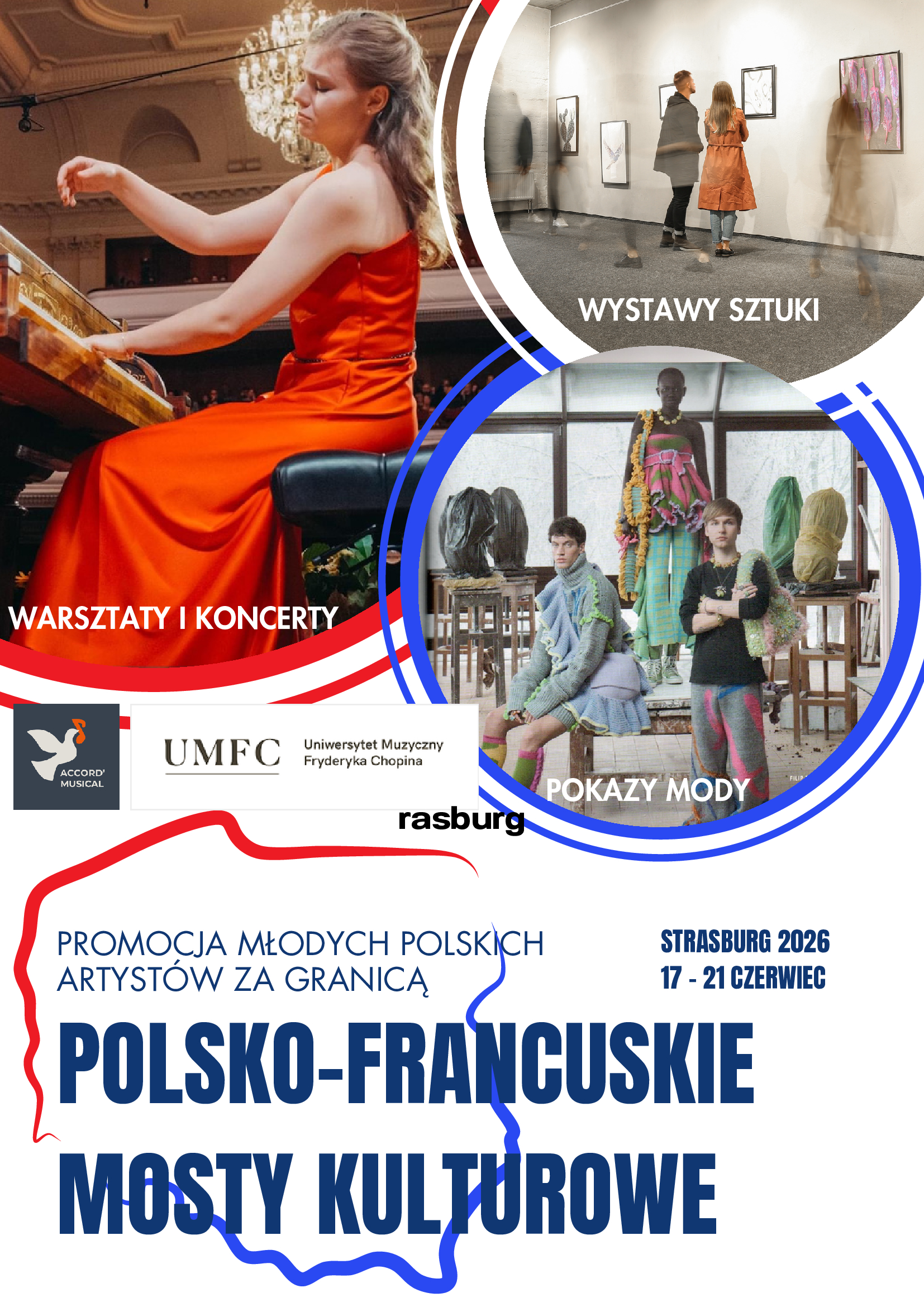 Festiwal francusko-polski „Passerelles culturelles” – Plakat